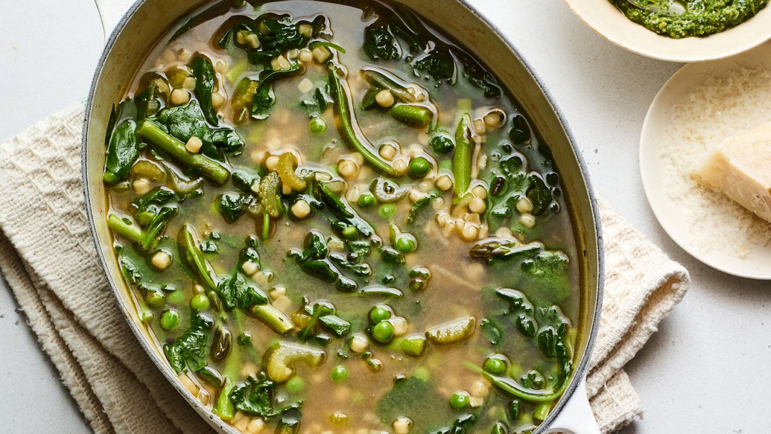 Spring Minestra Har Shalom KindSoup – Spring Minestrone with Kale & Pasta to Share With ...